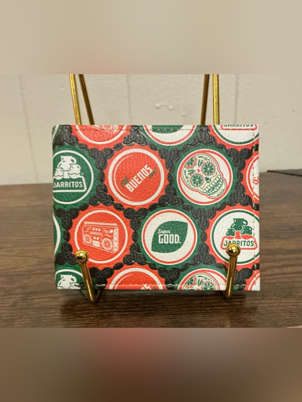 A Rare Collectible Jarritos Mexican branded Faux Leather Men’s Bi-fold Wallet